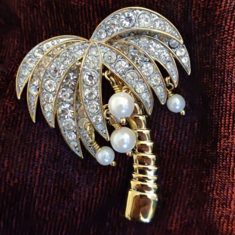 Rare Juicy Couture Palm Tree Brooch NWT
